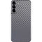 Silver Carbon Fiber Specialty Texture Material Galaxy S22 Plus Skin